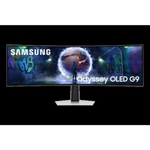 Samsung G93SD pantalla para PC 124,5 cm (49") 5120 x 1440 Pixeles Dual QHD OLED Plata