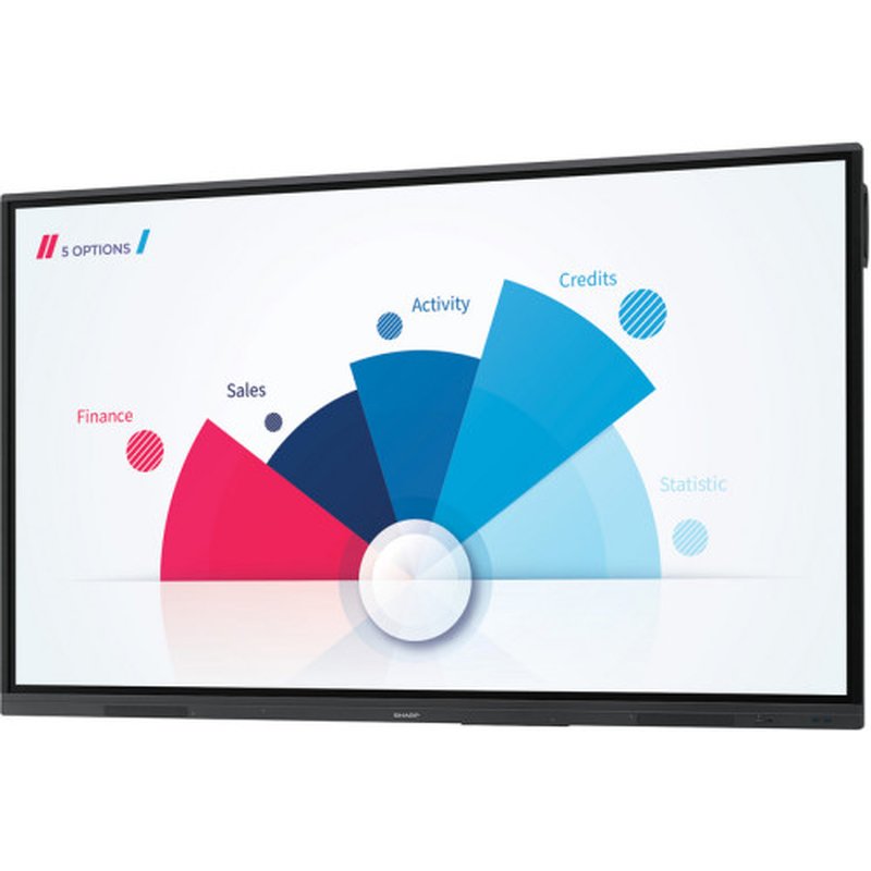 Sharp PN-L652B 165,1 cm (65") 3840 x 2160 Pixeles LCD Negro - Imagen 3