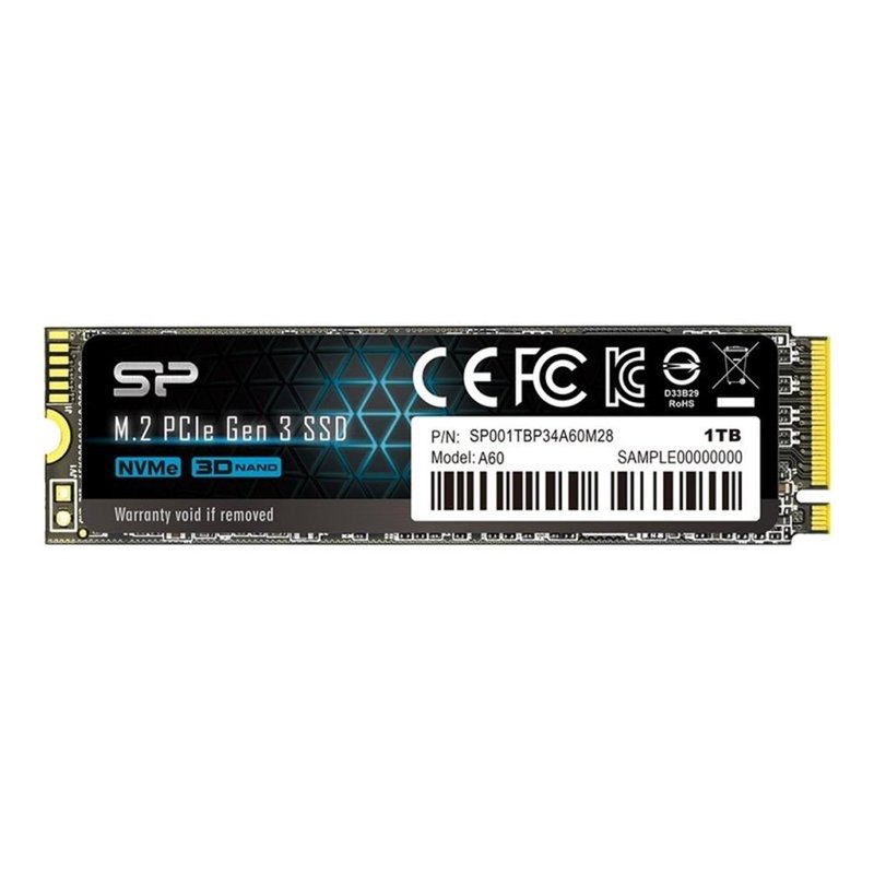Silicon Power P34A60 M.2 1000 GB PCI Express SLC NVMe