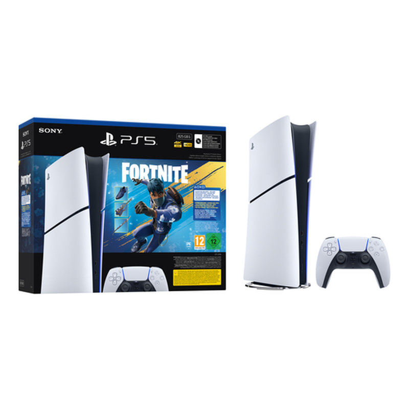 Sony PlayStation 5 Digital Edition - Fortnite Flowering Chaos Bundle 825 GB Wifi Negro, Blanco - Imagen 3
