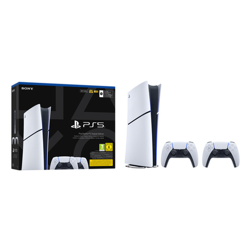 Sony Playstation 5 Slim Digital 825 GB Wifi Negro, Blanco