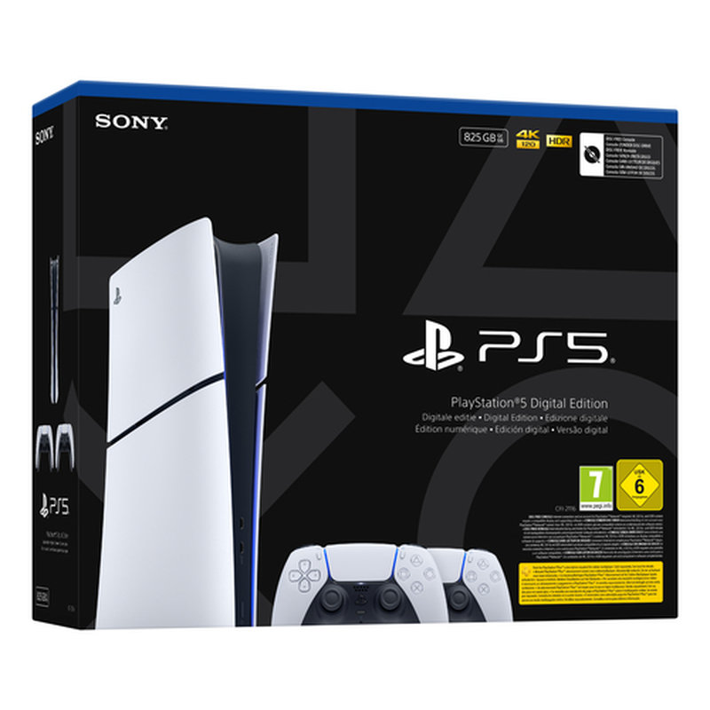 Sony Playstation 5 Slim Digital 825 GB Wifi Negro, Blanco - Imagen 3
