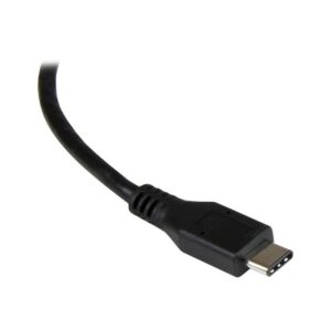 StarTech.com Adaptador de Red Gigabit USB-C con Puerto USB Extra - Negro