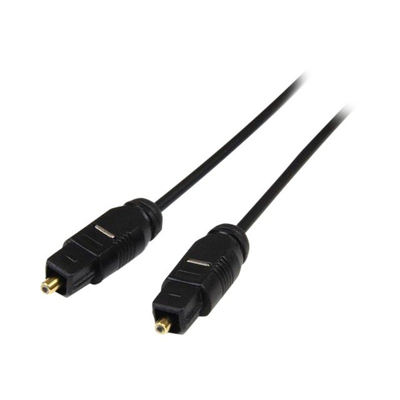 StarTech.com Cable 4,5m TosLink Audio Digital Óptico SPDIF Delgado - Negro