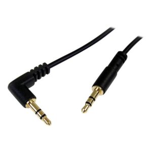 StarTech.com Cable de 1,8m de Audio Estéreo de 3,5mm Acodado en Ángulo a la Derecha - Macho a Macho StarTech.com Cable de 1,8m de Audio Estéreo de 3,5mm Acodado en Ángulo a la Derecha - Macho a Macho