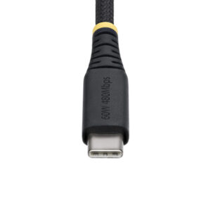 StarTech.com Cable de Carga USB-C Trenzado de 1m - Cable Cargador USB Tipo C para Portátil - Cable Resistente para Carga de Dispositivos - Trenzado de Nailon TPE - USB 2.0 - PD 60W 3A StarTech.com Cable de Carga USB-C Trenzado de 1m - Cable Cargador USB Tipo C para Portátil - Cable Resistente para Carga de Dispositivos - Trenzado de Nailon TPE - USB 2.0 - PD 60W 3A