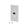 StarTech.com HDMIPLATE placa de pared y cubierta de interruptor Blanco
