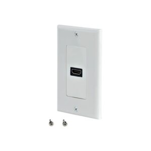 StarTech.com HDMIPLATE placa de pared y cubierta de interruptor Blanco
