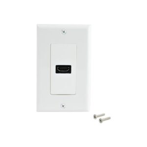 Alternative view of StarTech.com HDMIPLATE placa de pared y cubierta de interruptor Blanco