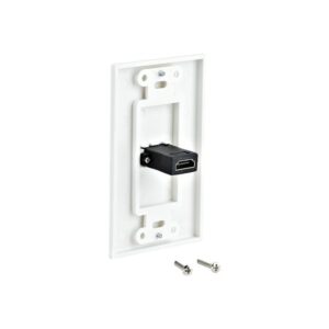 StarTech.com HDMIPLATE placa de pared y cubierta de interruptor Blanco