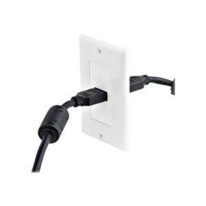 StarTech.com HDMIPLATE placa de pared y cubierta de interruptor Blanco