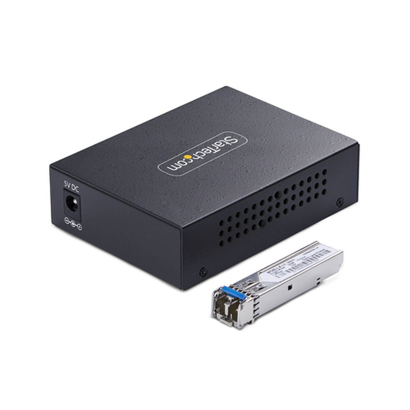 StarTech.com MCM1110SMLC20 convertidor de medio 2000 Mbit/s 1310 nm Monomodo Negro - Imagen 2