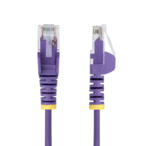 Alternative view of StarTech.com N6PAT25CMPLS cable de red Púrpura 0,25 m Cat6 U/UTP (UTP)