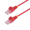 StarTech.com N6PAT25CMRDS cable de red Rojo 0,25 m Cat6 U/UTP (UTP)