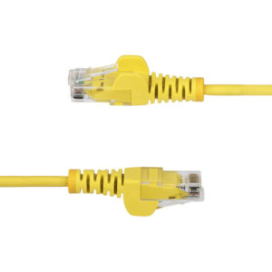 StarTech.com N6PAT25CMYLS cable de red Amarillo 0,25 m Cat6 U/UTP (UTP)