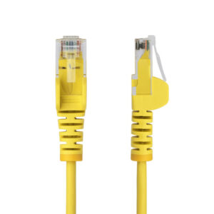 Alternative view of StarTech.com N6PAT25CMYLS cable de red Amarillo 0,25 m Cat6 U/UTP (UTP)