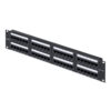 StarTech.com Panel de Parcheo 2U de 48 Puertos Cat6 RJ45 de Montaje en Rack de Servidores - UTP -Tipo 110 Punch Down - Panel de Parcheo para Rack de Servidores de Red