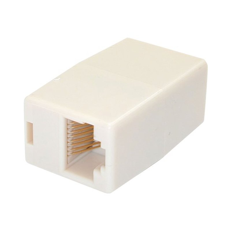 StarTech.com Paquete de 10 Cajas de Empalme Modulares Acopladores para Cable Cat5e Ethernet UTP - 2x Hembra RJ45 - Beige