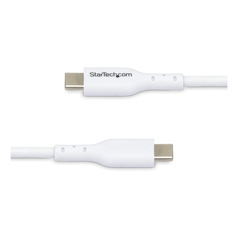 StarTech.com Paquete de 2 Cables USB-C de Carga de 1m - Cable USB Tipo C Cargador para Portátiles - USB 2.0 - PD 60W 3A - Recubrimiento de TPE - Blanco - para MacBook Air, iPhone 16 Pro Max/15 StarTech.com Paquete de 2 Cables USB-C de Carga de 1m - Cable USB Tipo C Cargador para Portátiles - USB 2.0 - PD 60W 3A - Recubrimiento de TPE - Blanco - para MacBook Air, iPhone 16 Pro Max/15 - Imagen 3