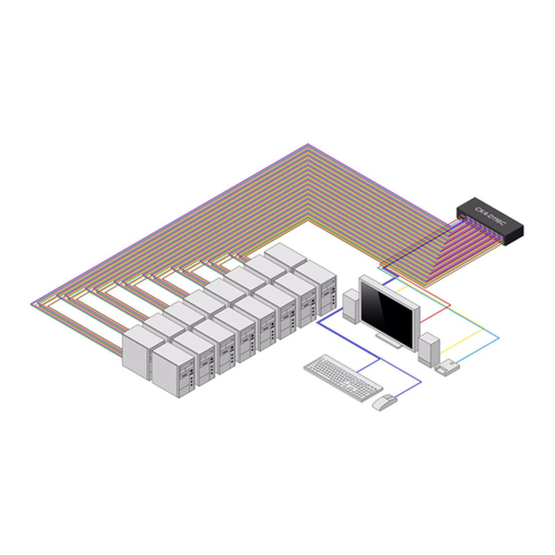 StarTech.com Switch KVM Seguro de 16 Puertos - DVI - Conmutador KVM de Sobremesa para Teclado/Ratón - NIAP 4.0 - Puerto CAC - Carcasa de Metal - TAA - Fabricado en EE. UU. - Imagen 3