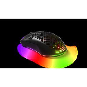 Steelseries Aerox 3 Wireless ratón mano derecha RF Wireless + Bluetooth Óptico 18000 DPI