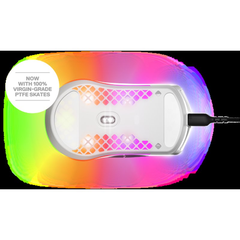 Steelseries Aerox 3 ratón mano derecha USB Tipo C Óptico 8500 DPI - Imagen 2