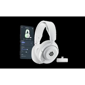 Steelseries Arctis Nova 5X Wireless Auriculares Inalámbrico Diadema Juego USB Tipo C Bluetooth Blanco