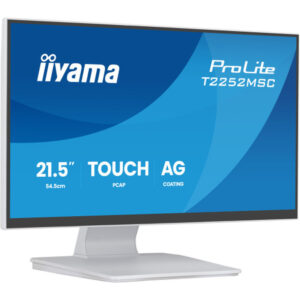 Alternative view of iiyama ProLite T2252MSC-W2AG pantalla para PC 54,5 cm (21.4") 1920 x 1080 Pixeles Full HD LCD Pantalla táctil Blanco