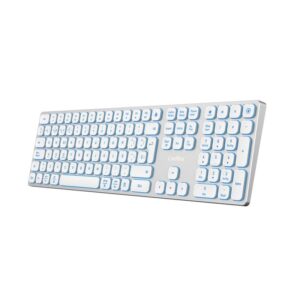 TECLADO COOLBOX WIRELESS MOONLIGHT WHITE