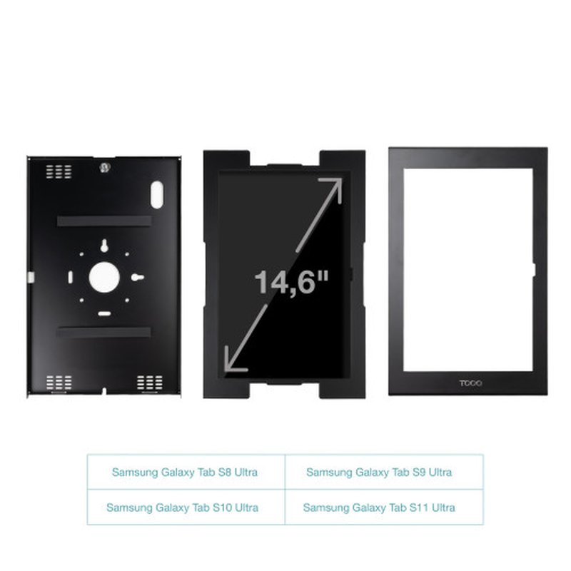 TOOQ MARCO ANTIRROBO TABLET 14,6", NEGRO TOOQ MARCO ANTIRROBO TABLET 14,6", NEGRO - Imagen 3