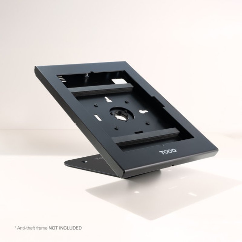 TOOQ SOPORTE MESA/PARED PARA MARCO ANTIRROBO - NEGRO (MARCO NO INCLUIDO) - Imagen 4