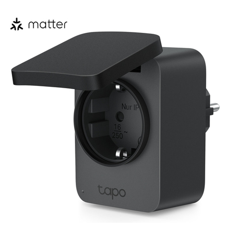 TP-Link Tapo P410M enchufe inteligente 3680 W Hogar Negro TP-Link Tapo P410M enchufe inteligente 3680 W Hogar Negro
