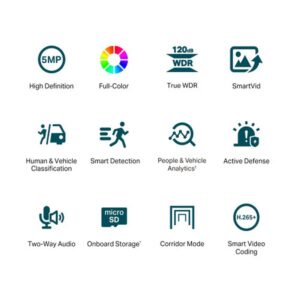 Alternative view of TP-Link VIGI C450 Almohadilla Cámara de seguridad IP Interior 2880 x 1620 Pixeles Techo