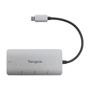 Targus ACH226EU hub de interfaz USB 3.2 Gen 1 (3.1 Gen 1) Type-C 5000 Mbit/s Plata