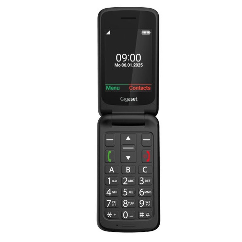 Telefono Movil Gigaset Gl595 Negro Mayores Telefono Movil Gigaset Gl595 Negro Mayores
