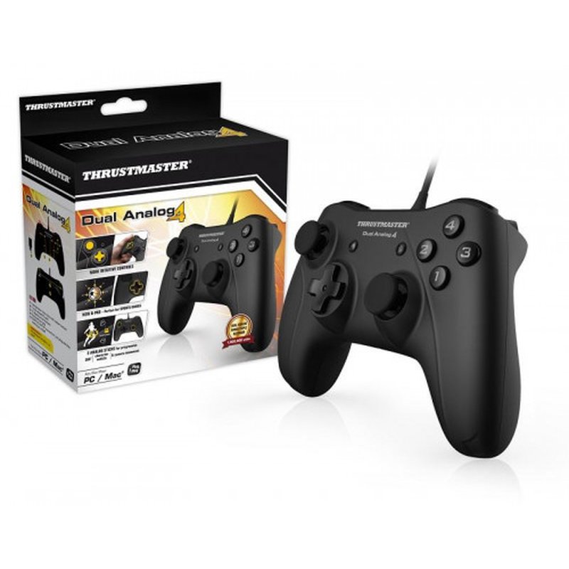 Thrustmaster Dual Analog 4 Gamepad PC Analógico USB Negro - Imagen 2