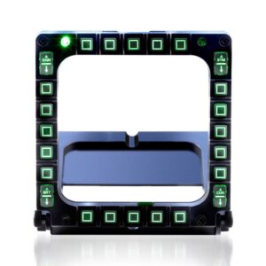 Alternative view of Thrustmaster MFD Cougar Pack Negro Palanca de mando PC