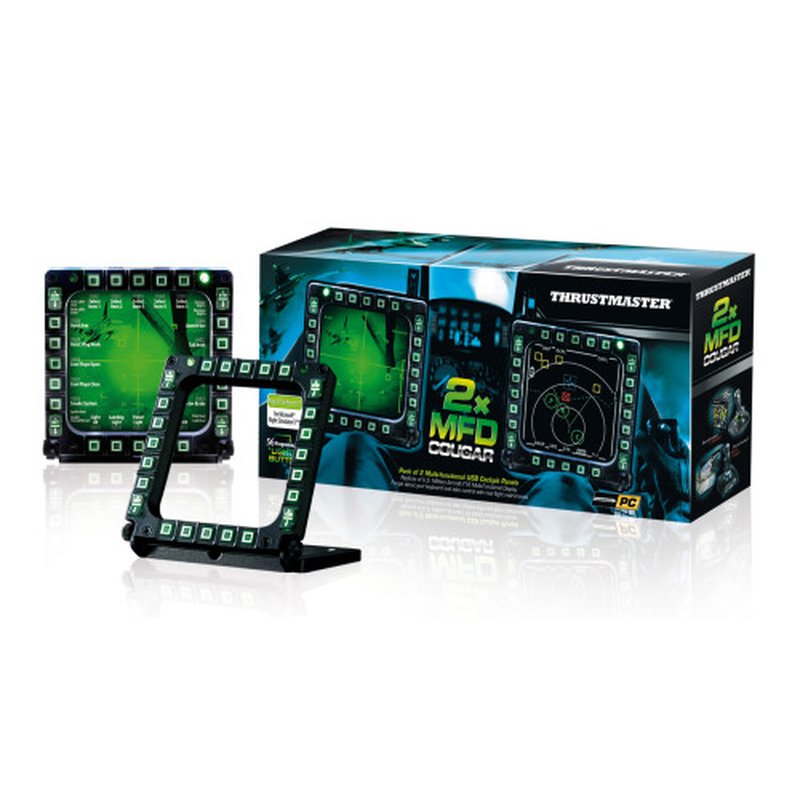 Thrustmaster MFD Cougar Pack Negro Palanca de mando PC - Imagen 6