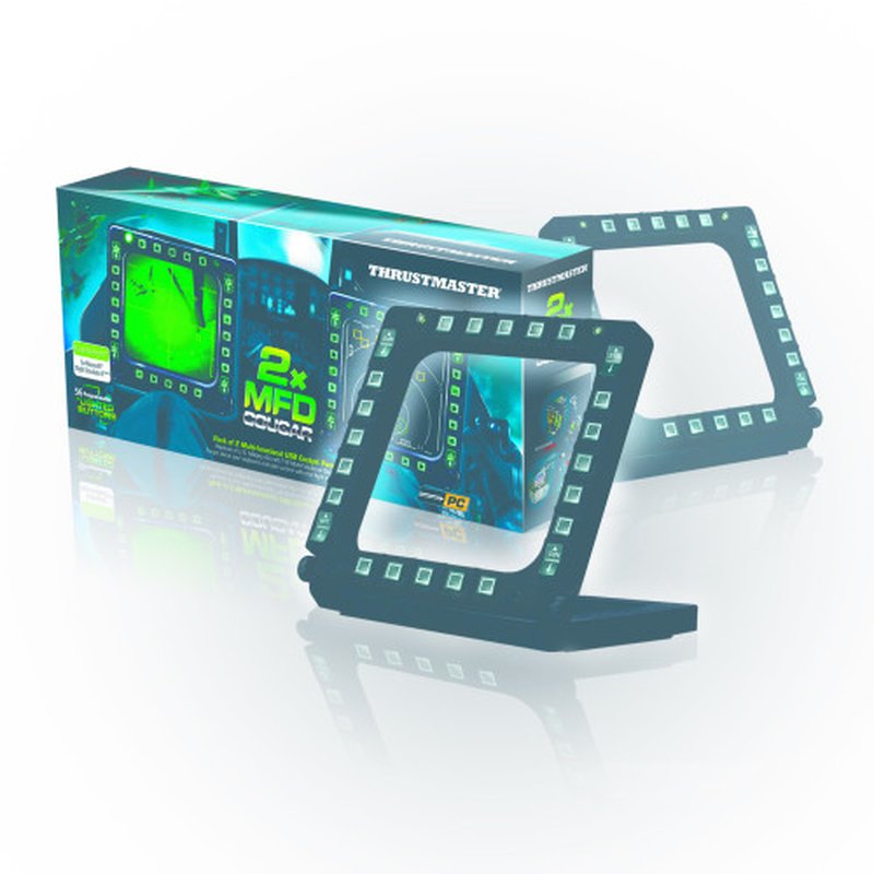 Thrustmaster MFD Cougar Pack Negro Palanca de mando PC - Imagen 8