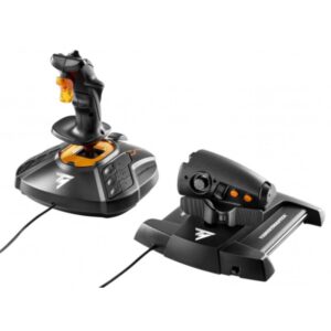 Thrustmaster T-16000M FCS Hotas Negro, Naranja USB Palanca de mando Analógico/Digital MAC, PC