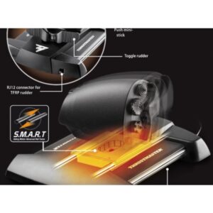 Thrustmaster T-16000M FCS Hotas Negro, Naranja USB Palanca de mando Analógico/Digital MAC, PC