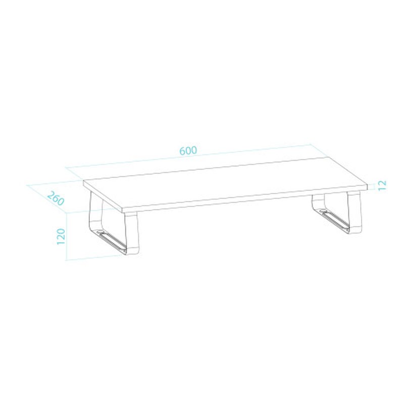 TooQ Soporte Elevador Multiusos para Monitor/Portátil, Negro - Imagen 6