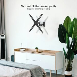 TooQ Soporte de Pared para Pantallas 13"-55", Negro