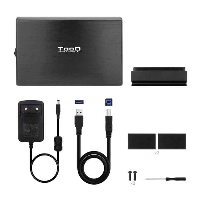 TooQ TQE-3531B caja para disco duro externo Caja de disco duro (HDD) Negro 3.5" - Imagen 6
