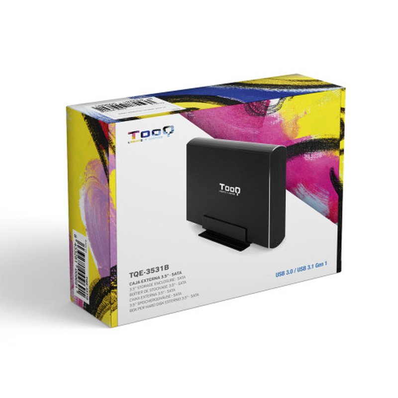 TooQ TQE-3531B caja para disco duro externo Caja de disco duro (HDD) Negro 3.5" - Imagen 7