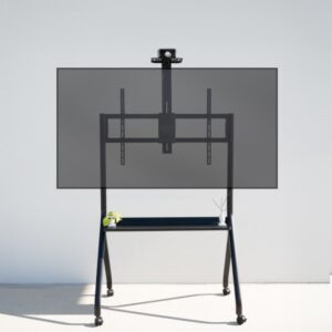 TooQ iStar Soporte de Suelo con Ruedas para Pantallas 55"- 100", Negro