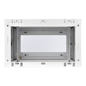 Tripp Lite SRW6UWG Gabinete Smartrack 6U de Bajo Perfil con Ajuste de Profundidad A La Altura del Interruptor para Instalación en Pared con Ventana de Acrílico Transparente, Blanco