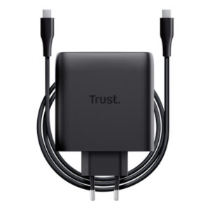 Trust Maxo Cargador GaN USB-C de 2 puertos de 100 W - Blanco