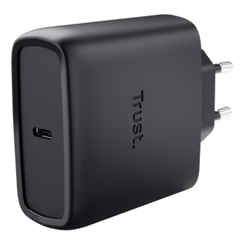 Trust Maxo Cargador GaN USB-C de 65 W - Negro