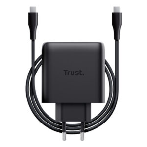 Trust Maxo Cargador GaN USB-C de 65 W - Negro